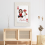 7976CUK3 personalised playing card canvas wall art for mumgrandma 7976ctfna