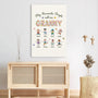 7977CUK3 personalised my favorite people call me grandma canvas with grandkids faces 7977ctyna