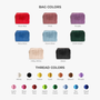 7981AUK3 personalised embroidered velvet cosmetic bag with name for her 7981ab0p5a