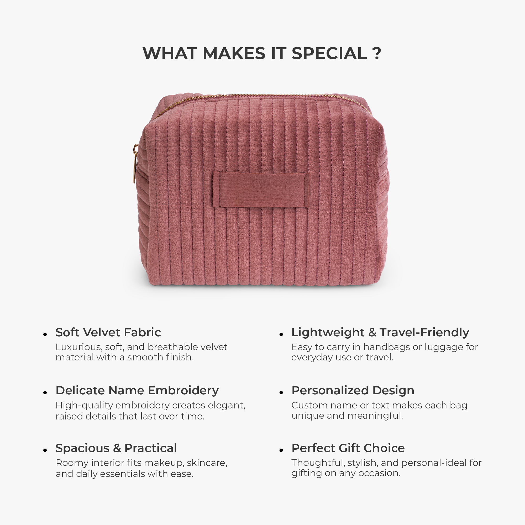7981AUK5 personalised embroidered velvet cosmetic bag with name for her 7981ab0p5a