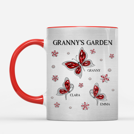7997MUK2 personalised mummys garden coffee mug for mum_granny 7997m8fma