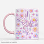 8002MUK1 3d printing effect personalised holographic flower mug for mumgranny 8002mspza