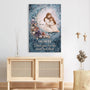 8006CUK3 personalised i love you to the moon and back canvas wall art for mumdad 8006c6pwa