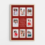 8010CUK1 personalised playing card canvas art_ with photos for mum 8010c6fma