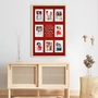 8010CUK3 personalised playing card canvas art_ with photos for mum 8010c6fma