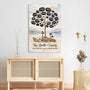 8011CUK3 personalised our family love is rock solid canvas with family names 8011c6vti