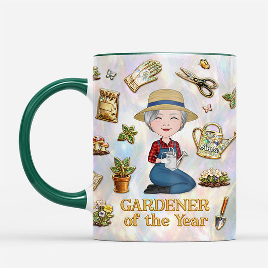8012MUK1 3d printing effect personalised gardener of the year mug for her 8012m6vaa_1