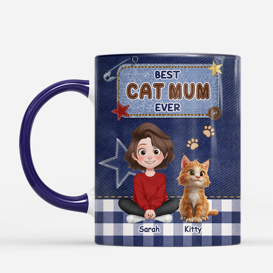 8016MUK2 3d printing effect personalised best cat mum ever denim mug 8016mclwd_a59e4b9b a2ac 4698 87b2 244aeb109710