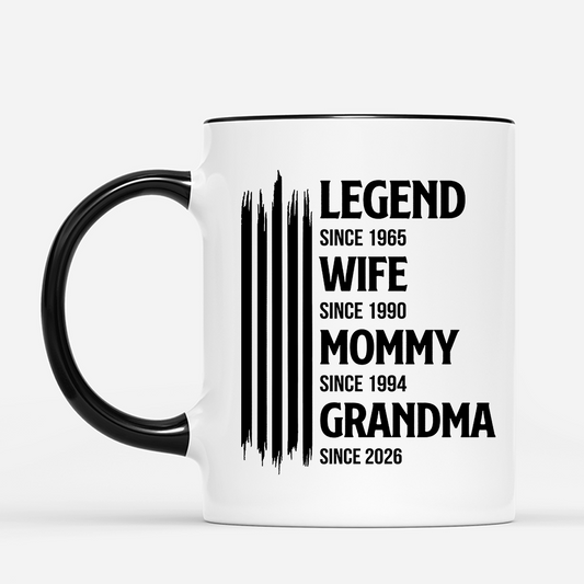 8017MUK2 personalised legend wife mummy granny mug_ for mothers day 8017m8pha