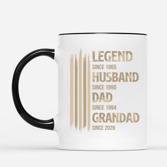 8022MUK2 personalised legend husband dad grandad mug_ for fathers day 8022m8phb