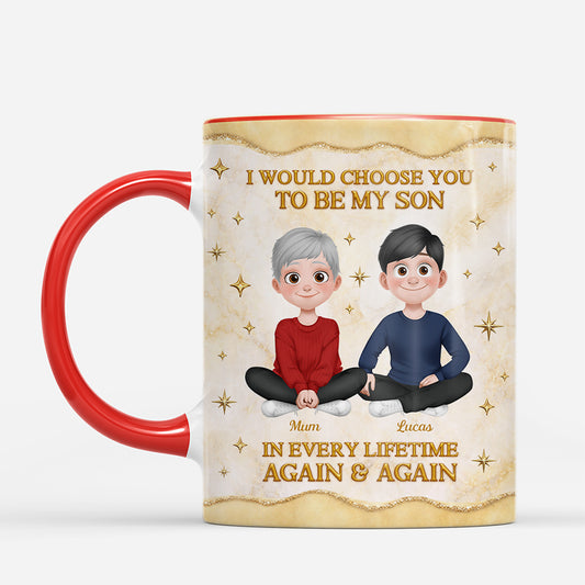 8027MUK2 3d printing effect personalised i would choose you in every lifetime mug for mumdad 8027mclza