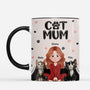 8030MUK2 3d printing effect personalised cat dad mug with paw prints for cat lovers 8030mtkzd