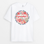 8047AUK1 personalised shirt with flowers for grandmamum on mothers day 8047asyha