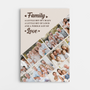 8060CUS1 custom photo collage canvas_ family a little bit of crazy wall art_ 8060cchhi