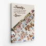 8060CUS2 custom photo collage canvas_ family a little bit of crazy wall art_ 8060cchhi