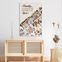 8060CUS3 custom photo collage canvas_ family a little bit of crazy wall art_ 8060cchhi