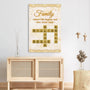 8062CUS3 3d printing effect custom crossword canvas family where life begins and love never ends_ 8062ccqzi