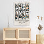 8067CUK1 personalised to the world you are a dadmum photo strip canvas art 8067c3vab_1