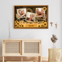 8068CUK3 3d printing effect personalised photo memorial canvas print for himher 8068c3fwa