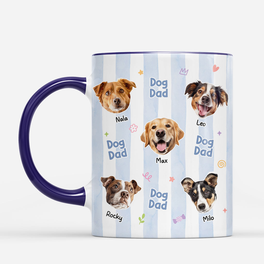 8072MUK2 personalised cat mum mug with catdog faces 8072m8pzd