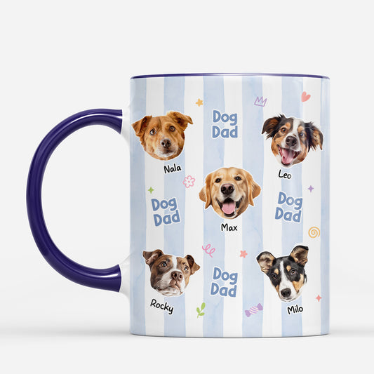 8072MUK2 personalised cat mum mug with catdog faces 8072m8pzd