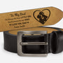 8078JUS1 personalized engraved leather belt gifts for dad from daughter 8078jsqmb