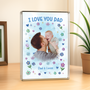 8100RUK2 personalised i love you mumdad rectangle acrylic plaque with photo 8100r8kaa