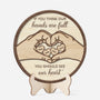 8108QUK1 personalised if you think my hands are full_ wooden plaque for mumdad 8108qstza_1