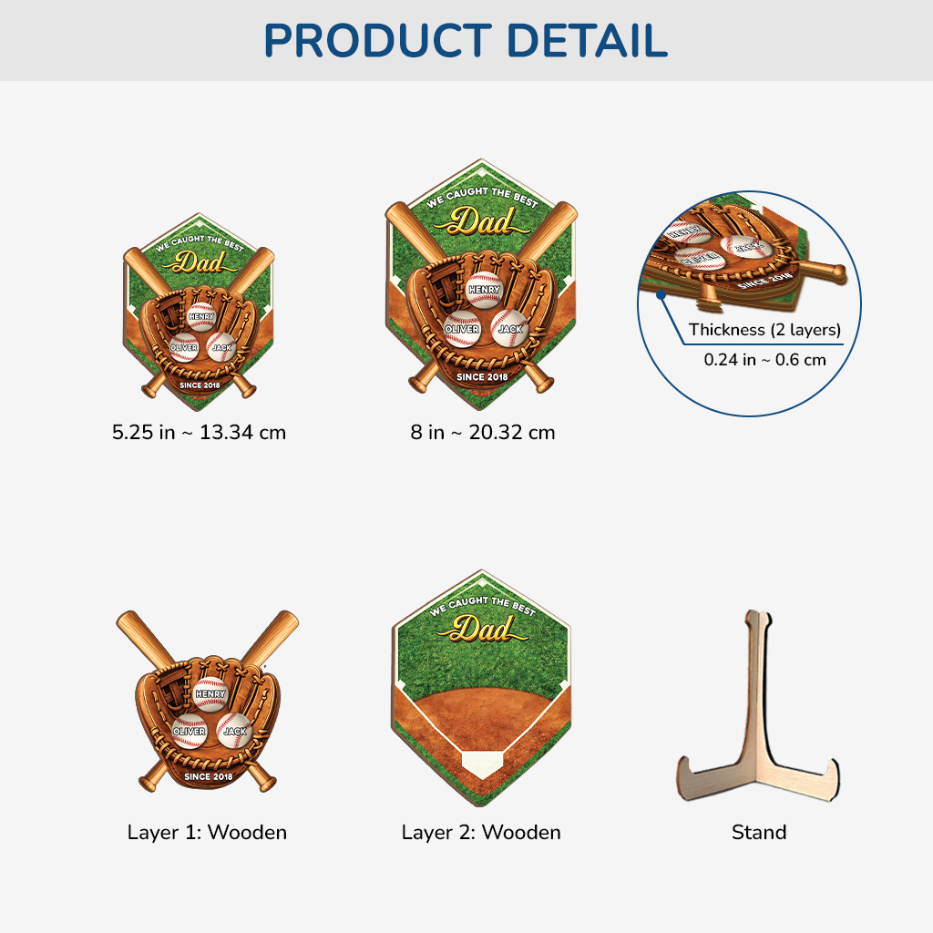 8113QUK3 3d printing effect personalised we caught the best dadgrandad baseball wooden plaque 8113qsfhb_41fb3cd8 08f0 43ce a67d eb7ce77b67c7
