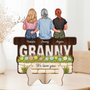 8145QUK2 personalised we love you wooden plaque for mumgrandma 8145qyna