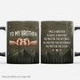8148MUK1 3d printing effect personalised once a brother aways a brother mug 8148m3dhe