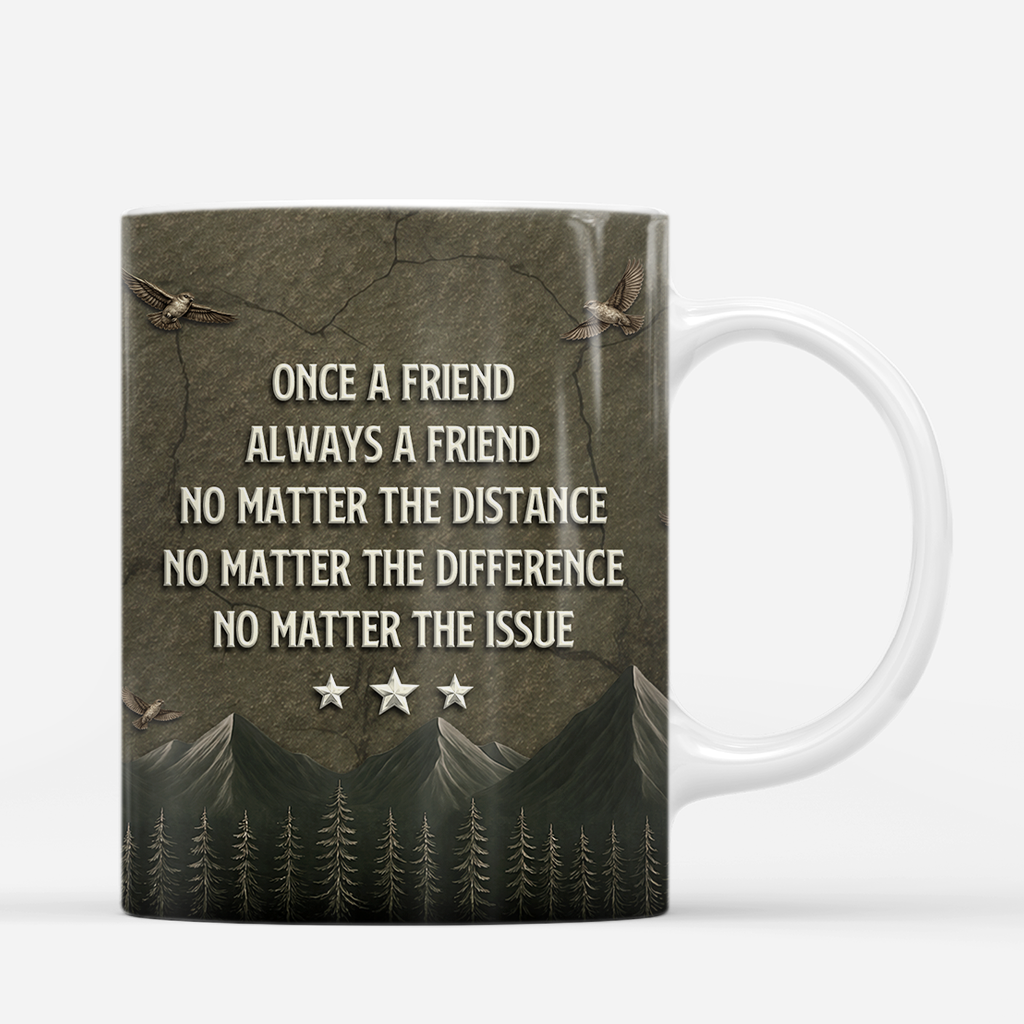 8148MUK3 3d printing effect personalised once a brother aways a brother mug 8148m3dhe