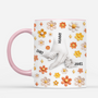8151MUK2 3d printing effect personalised hand in hand mug for mumgrandma 8151msfca