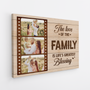 8162CUK2 personalised the love of a family is lifes greatest blessing_ photo canvas_ for mumdad 8162csfwi
