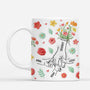 8163MUK1 3d printing effect personalised hand in hand floral mug for mumgranny 8163m8pza