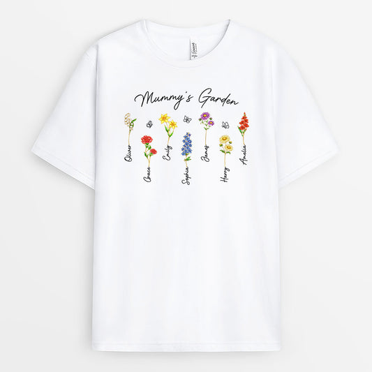 8171AUK1 personalised grannymummys garden shirt with names 8171a8v5a_1