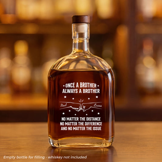 8173AUK1 personalised once a brother always a brother whisky bottle for brotherfriend 8173ai6vzb_2