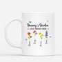 8181MUK1 personalised mumgrannys garden love grows here mug 8181m8v5a