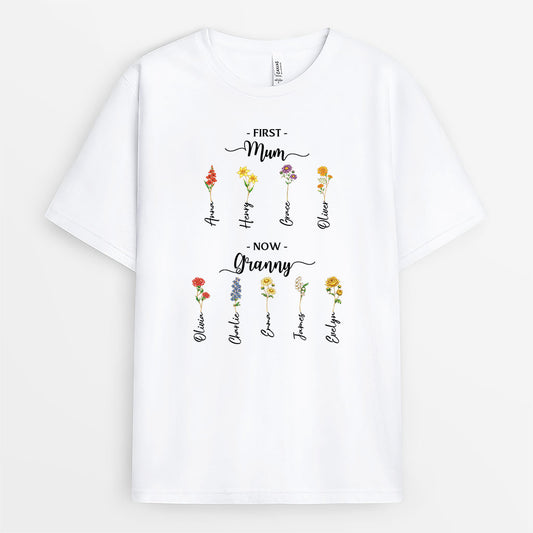 8192AUK1 personalised first mum now granny shirt grandmas garden gift 8192a8v5a_1