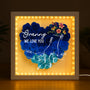 8208OUK2 personalised we love you flower shadow box for mumgrandma 8208o6paa