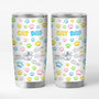 8209TUS1 3d printing effect fist bump tumbler 20oz with paw prints custom gifts for pet lovers 8209tnqnc