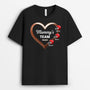 8222AUK1 personalised mummys football team tee shirt for mumgranny 8222anywa
