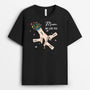 8227AUK1 personalised hand in hand tee shirt with names for mumgranny 8227a6paa