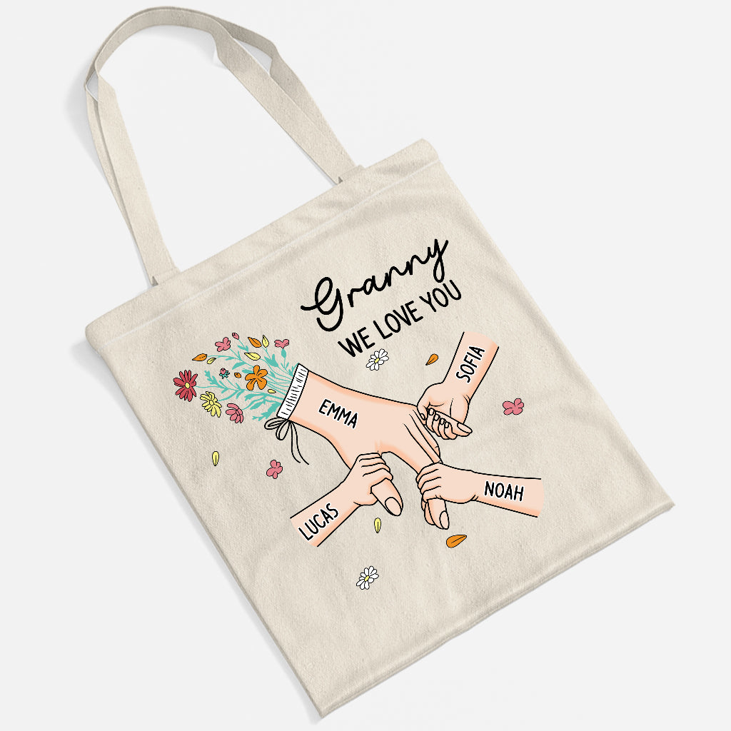 8227BUK2 personalised hand in hand tote bag for mumgranny 8227b6paa