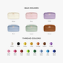 8241AUK3 personalised leather embroidered makeup bag_ with name for her 8241ab0p5a