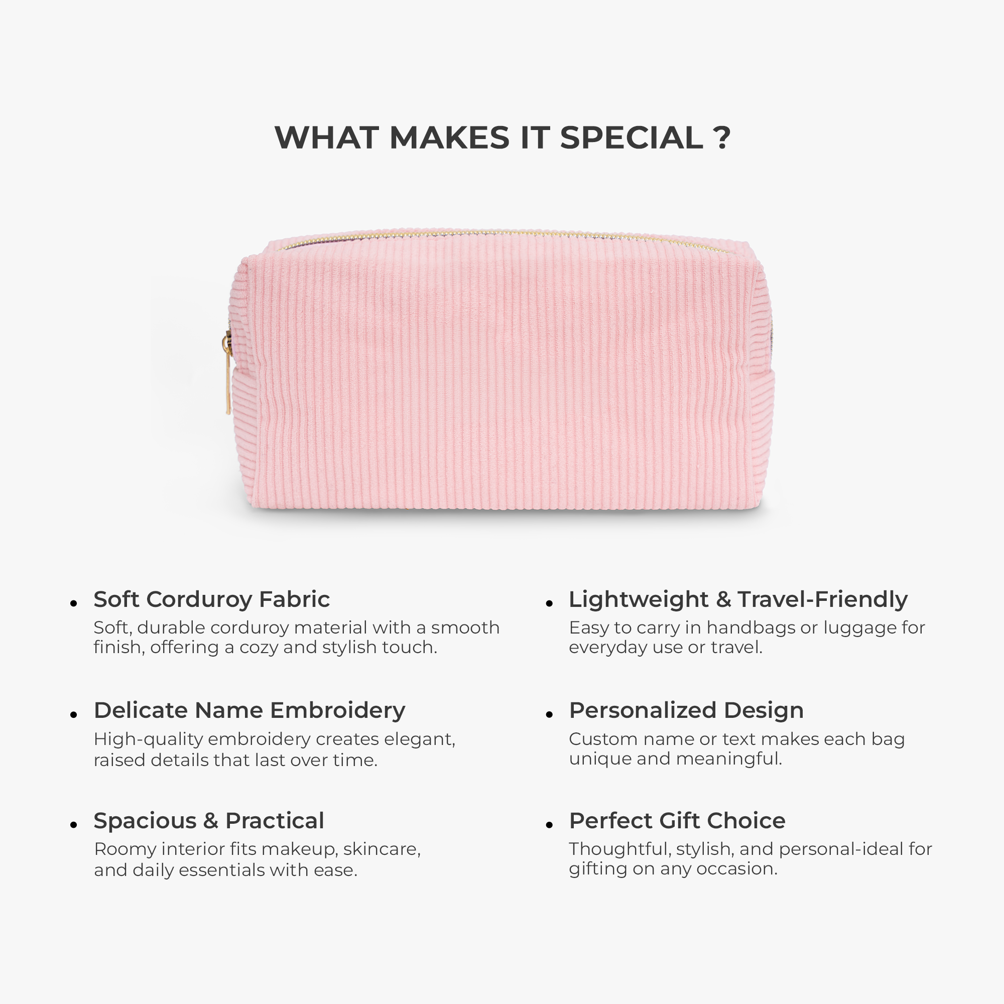 8242AUK5 personalised embroidered corduroy makeup bag_ with name for her 8242ab0p5a