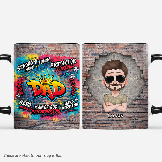 8244MUK1 3d printing effect personalised positive affirmation mu for dadgrandad 8244mtqhb