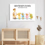 8252CUK3 personalised grannys flock duck canvas for grandmagrandad 8252c6pma