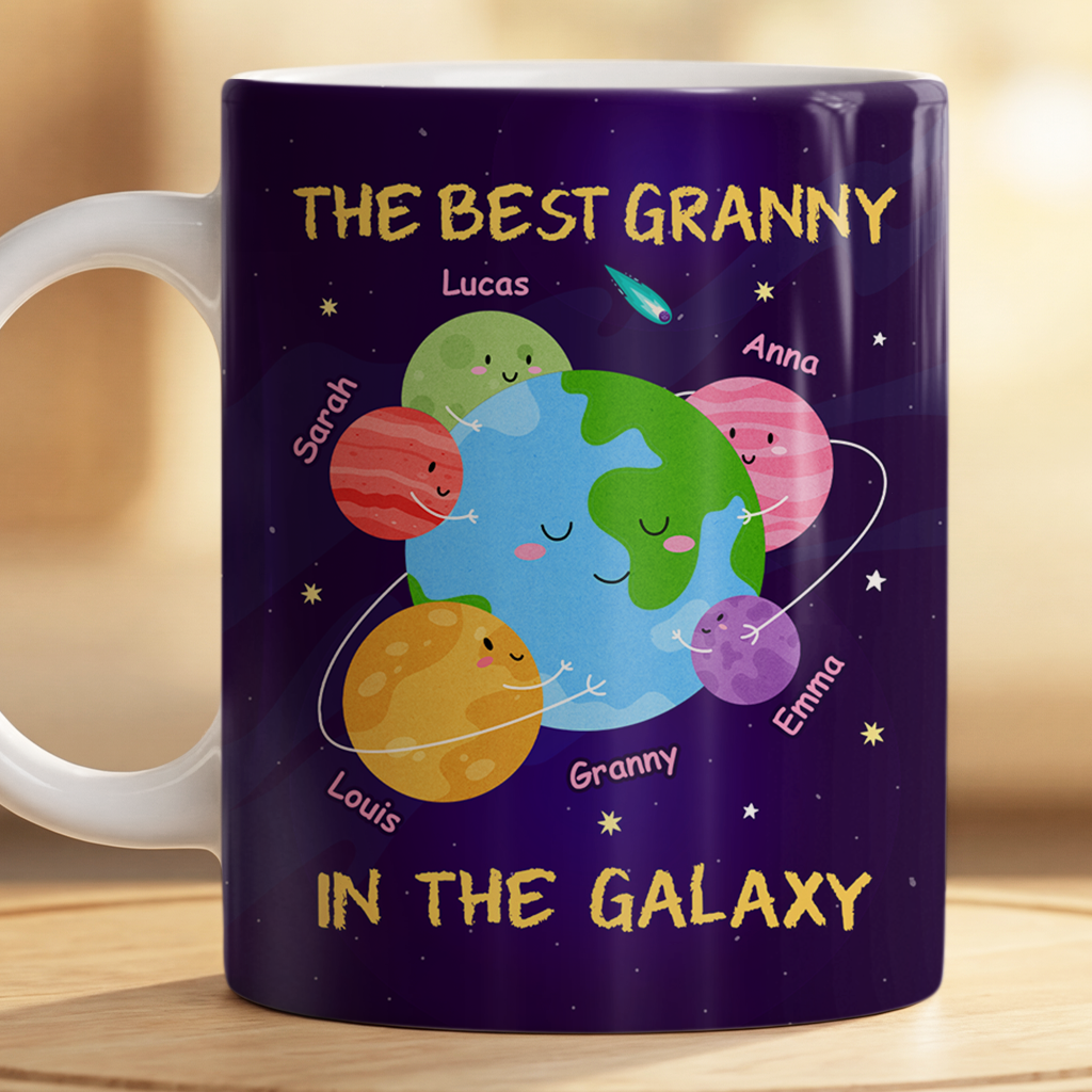 8254MUK2 personalised the best mum in the galaxy mug for mumgrandma 8254mnkwa