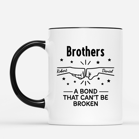 8255MUS1 a bond that cant be broken mug custom gifts for brother and sister 8255mah5e